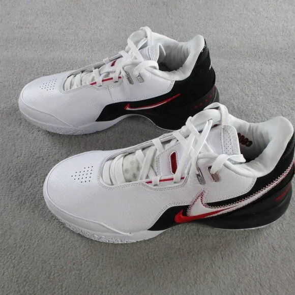 Nike LeBron NXXT Gen Ampd Basketball Shoes Mens 10.5 White Black Red FJ1566 100 - Picture 3 of 8